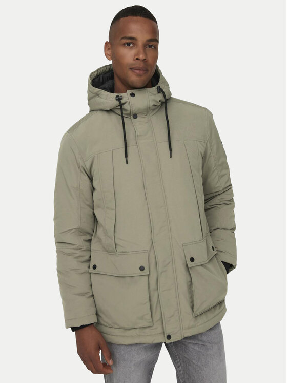 Only & Sons Only & Sons Parka Jayden 22022654 Beżowy Regular Fit