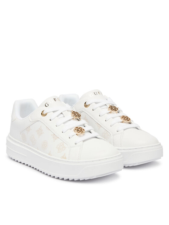 Guess Guess Sneakersy FLFDUE ELE12 Bílá