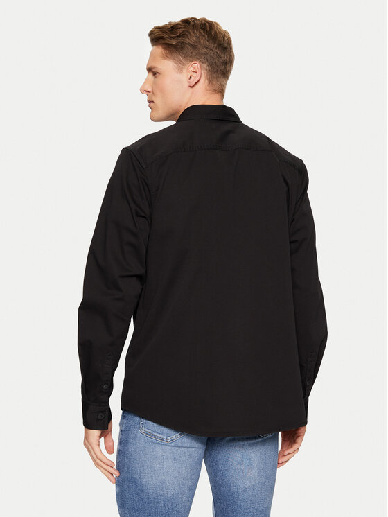 Calvin Klein Jeans Calvin Klein Jeans Πουκάμισο J30J327585 Μαύρο Slim Fit