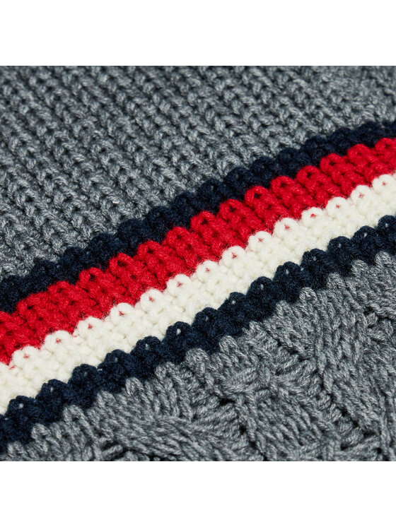 Tommy Hilfiger Tommy Hilfiger Schal Th Premium Cable AM0AM10371 Grau