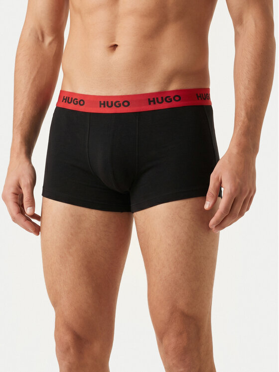 HUGO HUGO Set di boxer Trunk Triplet 50532611 Nero