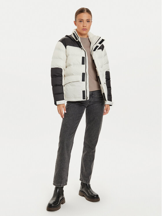 The North Face The North Face Žieminė striukė Limbara NF0A89G9 Smėlio Regular Fit