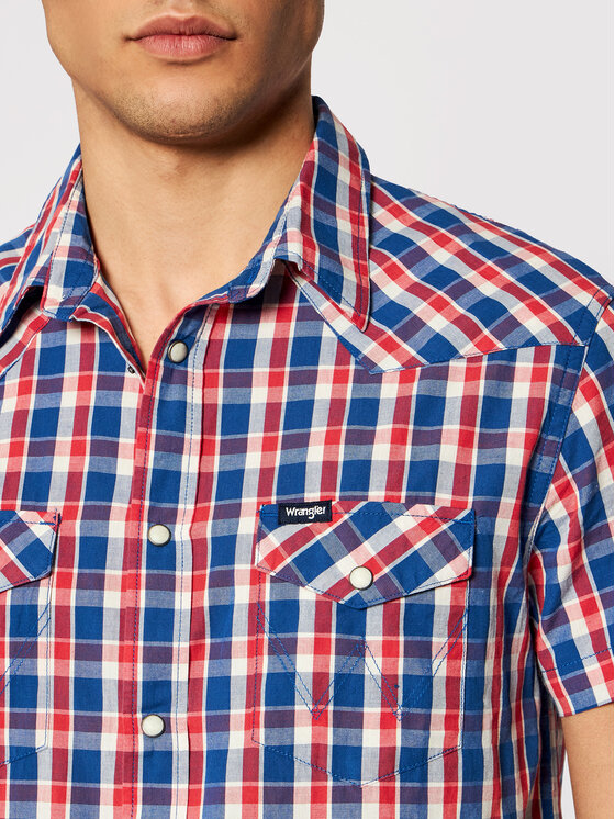 Wrangler Wrangler Koszula Western W5J04MX50 112130142 Kolorowy Regular Fit