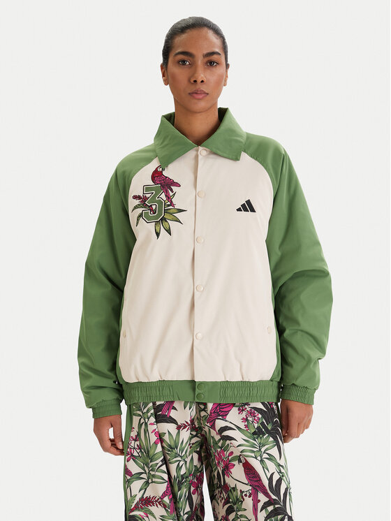 adidas adidas Pulóver Farm Rio Premium KD4611 Zöld Oversize