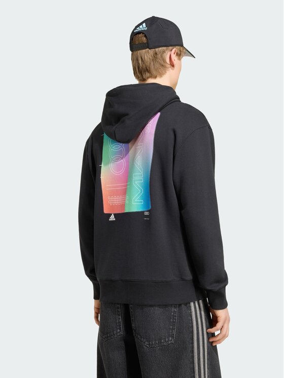 adidas adidas Bluza techniczna 164273 Czarny Loose Fit