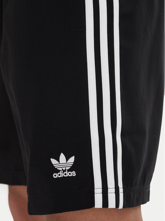 adidas adidas Plavecké šortky adicolor 3-Stripes JD0960 Černá Regular Fit