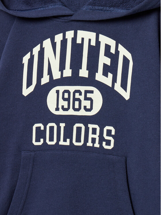 United Colors Of Benetton United Colors Of Benetton Majica dugih rukava 3J68C203N Tamnoplava Regular Fit