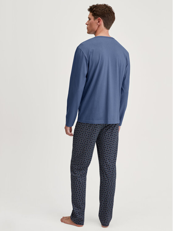Calida Calida Pyžamo 47387 Modrá Regular Fit