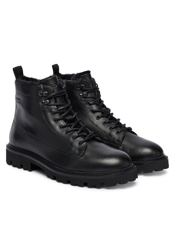 BOSS BOSS Bakancs Julyo 50552570 Fekete