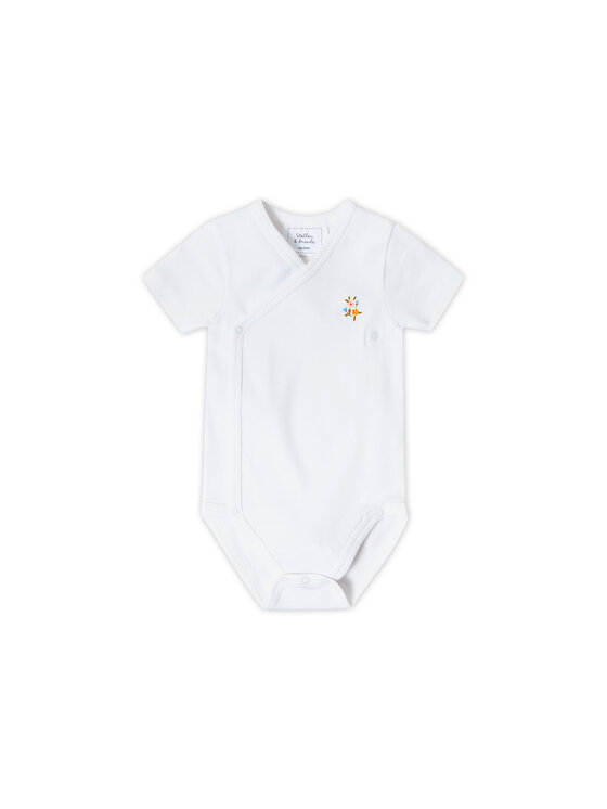 Stellou & friends Stellou & friends Komplet body dziecięcych Short Sleeve CROSS-BODY Różowy