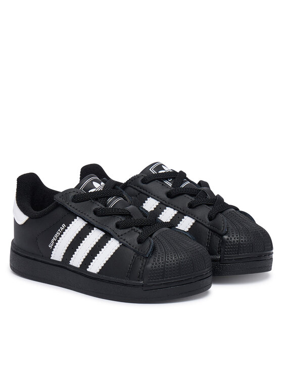 adidas adidas Sneakersy Superstar II Elastic Lace JH9985 Czarny