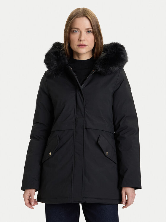 Rinascimento Rinascimento Geacă de iarnă CFC0122158003 Negru Regular Fit
