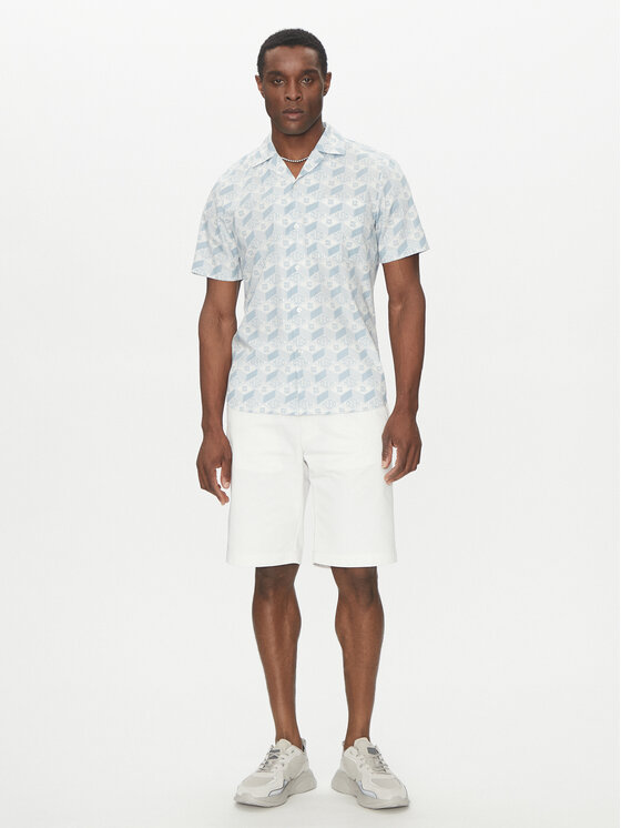HUGO HUGO Риза Ellino 50539705 Светлосиньо Regular Fit