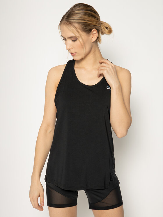 Calvin Klein Performance Calvin Klein Performance Топ Gym 00GWS0K142 Черен Regular Fit