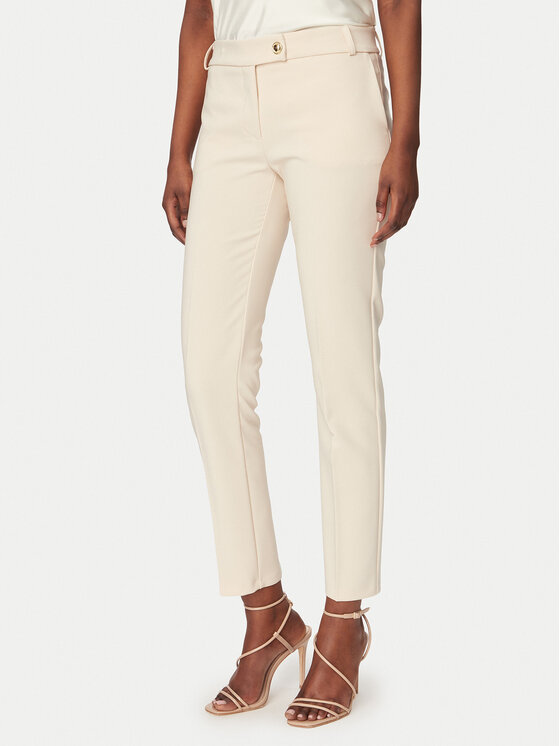 Rinascimento Rinascimento Szövet nadrág CFC0128638003 Bézs Slim Fit