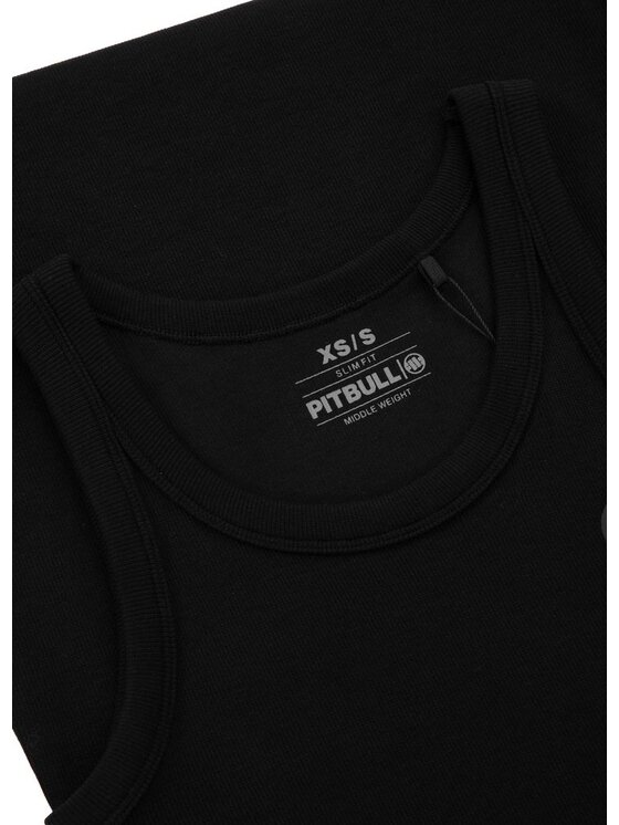 PITBULL PITBULL Sukienka codzienna Rib Layla Czarny Slim Fit