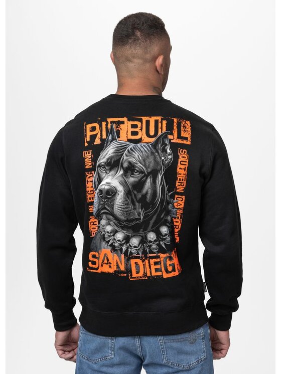 PITBULL PITBULL Bluza BLACKY Czarny Regular Fit