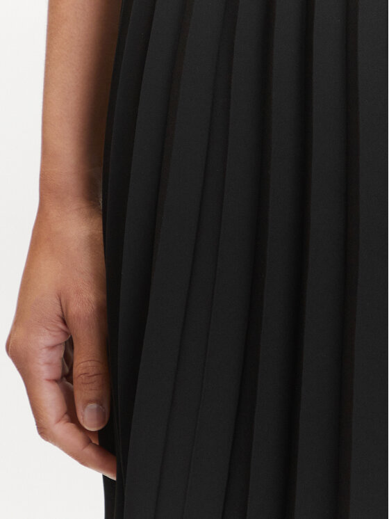ONLY ONLY Plisēti svārki Ronja 15328314 Melns Regular Fit