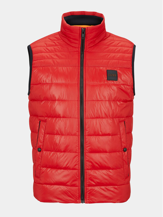 BOSS Boss Prsluk 50496725 Crvena Regular Fit