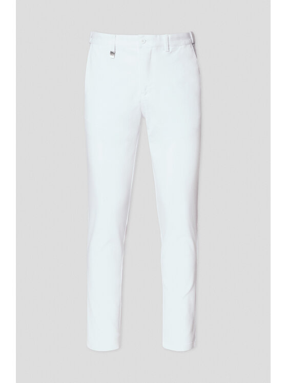 Lancerto Lancerto Chinosy Mikkeli SP082125000008 Biały Slim Fit