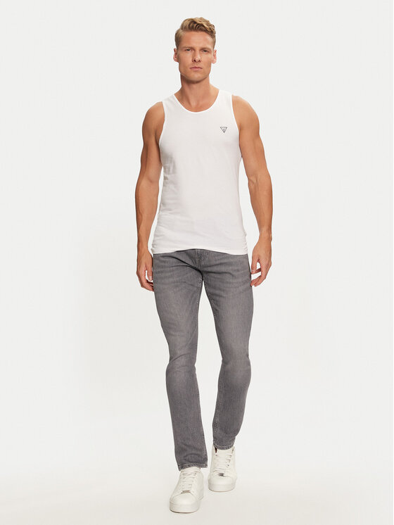 Guess Guess 2er-Set Tank-Tops U97G15 KCD31 Weiß Regular Fit