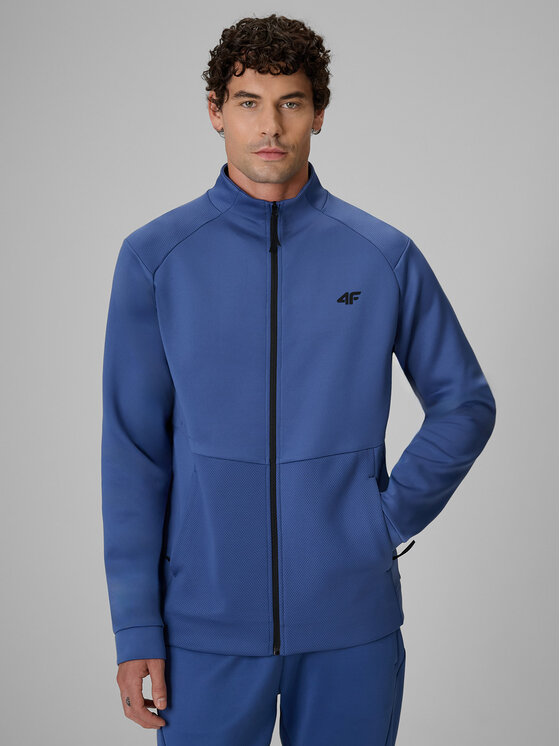 4F 4F Bluza techniczna CORE SYSTEM Niebieski Regular Fit
