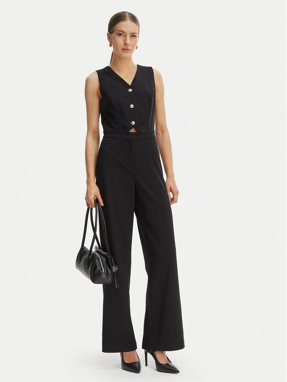 Morgan Morgan Jumpsuit 252-PAMELI Schwarz Regular Fit