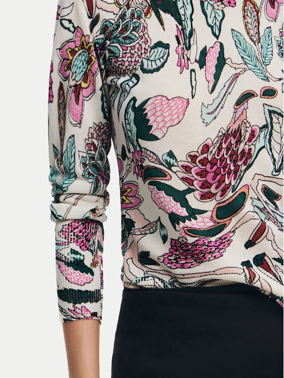 Desigual Desigual Džemper Manchester 24WWJF41 Šarena Regular Fit