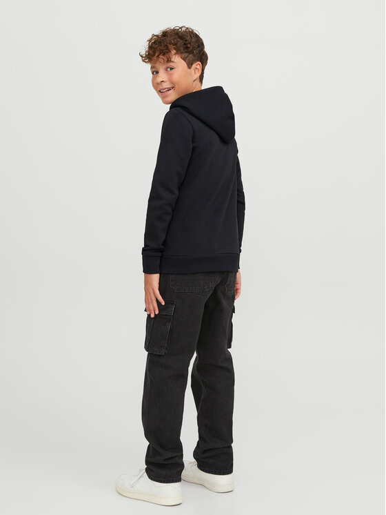 Jack & Jones Junior Jack & Jones Junior Bluza 12237105 Czarny Regular Fit