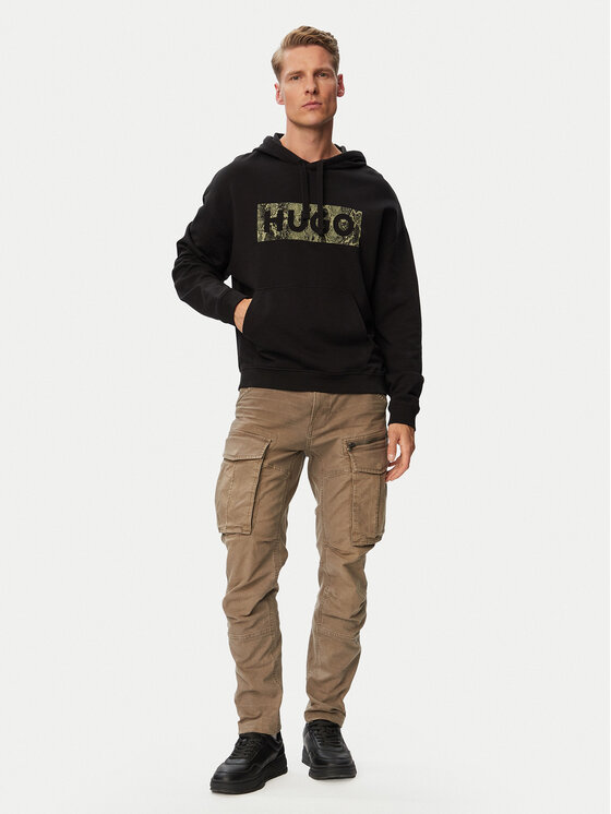 HUGO HUGO Суитшърт Necdysis 50566028 Черен Regular Fit