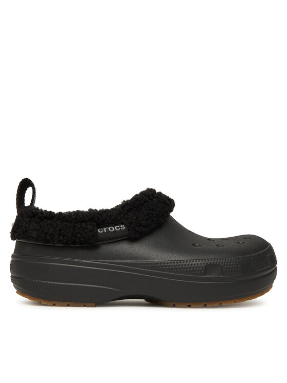 Crocs Crocs Šľapky Classic Lined Shorty 211380 Čierna