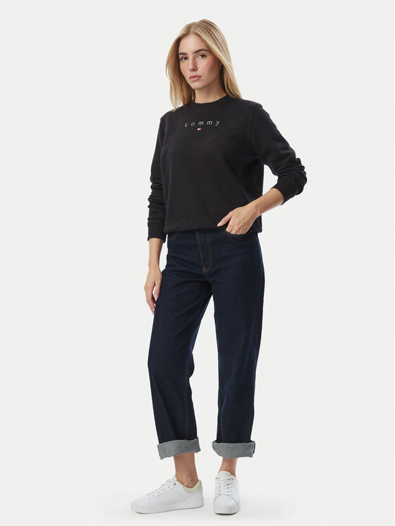 Tommy Jeans Tommy Jeans Hanorac DW0DW23403 Negru Regular Fit
