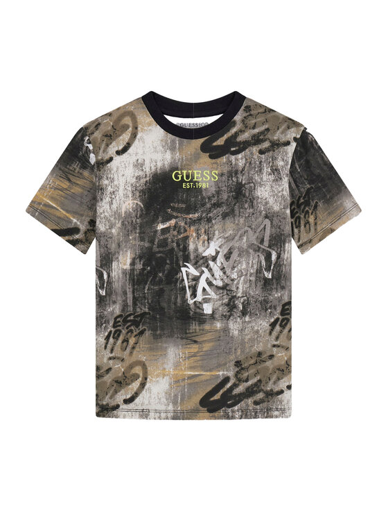 Guess Tricou L6RI04 K8HM4 Colorat Oversize