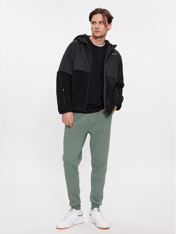 Kappa Kappa Kurtka przejściowa Logo 331E2RW Czarny Regular Fit