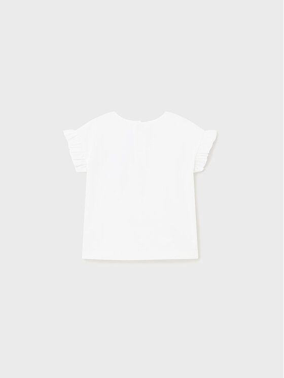 Mayoral Mayoral Тишърт 1013 Бял Regular Fit