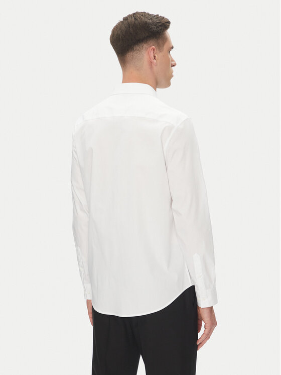 Calvin Klein Calvin Klein Cămașă LV04LB148G Alb Slim Fit