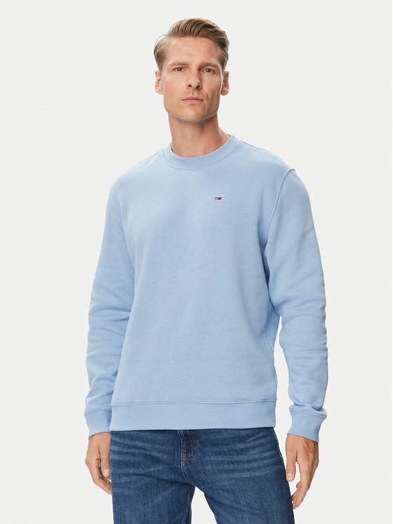 Tommy Jeans Tommy Jeans Džemperis ar kapuci DM0DM20741 Gaiši zila Regular Fit