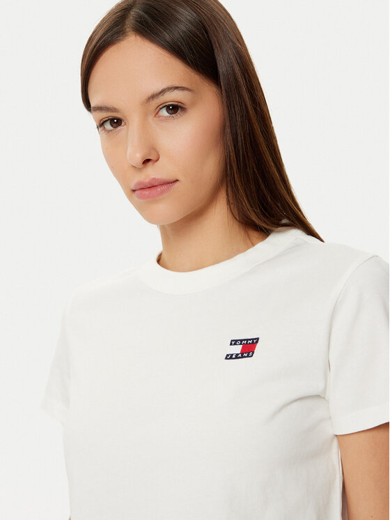 Tommy Jeans Tommy Jeans T-shirt DW0DW20153 Bijela Regular Fit