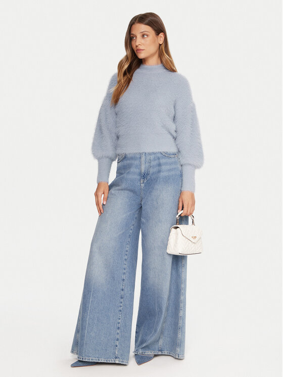 Guess Guess Πουλόβερ W4BR25 Z3BH0 Μπλε Regular Fit