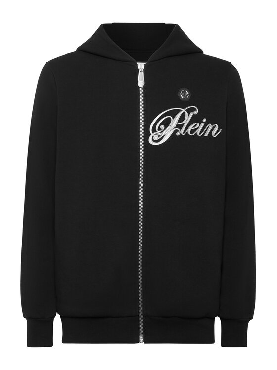 PHILIPP PLEIN PHILIPP PLEIN Mikina 26921 Čierna Athletic Fit
