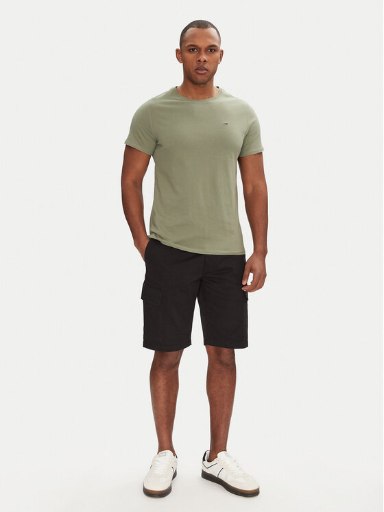 Tommy Jeans Tommy Jeans Шорти от плат Scanton DM0DM21949 Черен Regular Fit