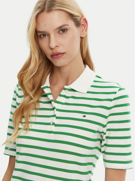 Tommy Hilfiger Tommy Hilfiger Polokošeľa 1985 WW0WW43224 Zelená Regular Fit