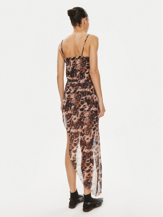 One Teaspoon One Teaspoon Ljetna haljina Goldie 26320 Smeđa Slim Fit