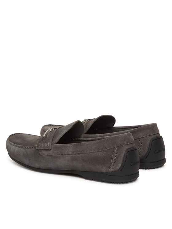Calvin Klein Calvin Klein Mokasyny Driver W/ Ny Bit Sue HM0HM01759 Szary