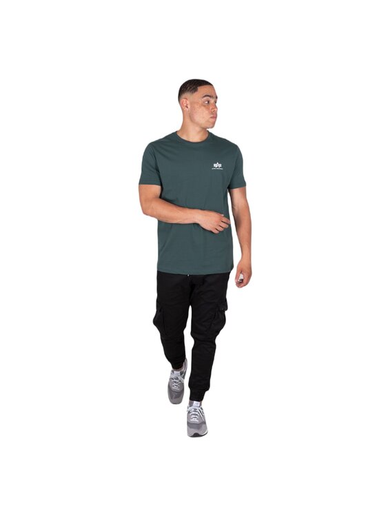 Alpha Industries Alpha Industries T-Shirt AI.188505-610-L Zielony Regular Fit