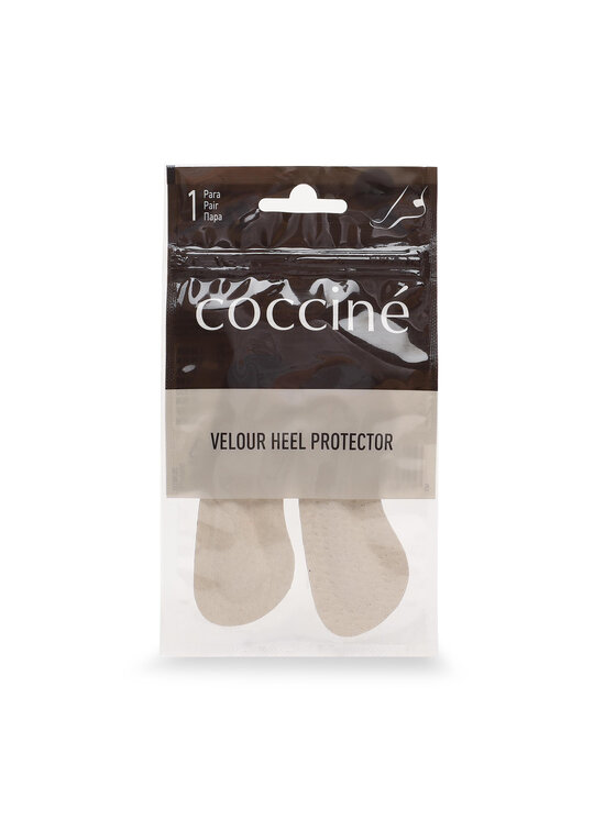 Coccine Pernițe după călcâi Velour Heel Protector 665/90/05AZ Bej