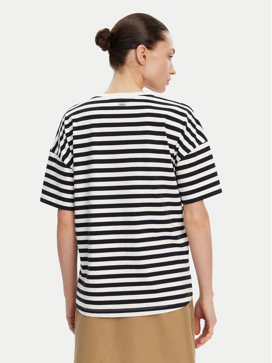 Barbour Barbour Majica Adria LML0893NY73 Mornarsko modra Relaxed Fit