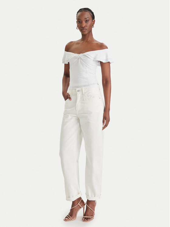 Guess Guess Särkpluus W6GP23 K3106 Valge Regular Fit