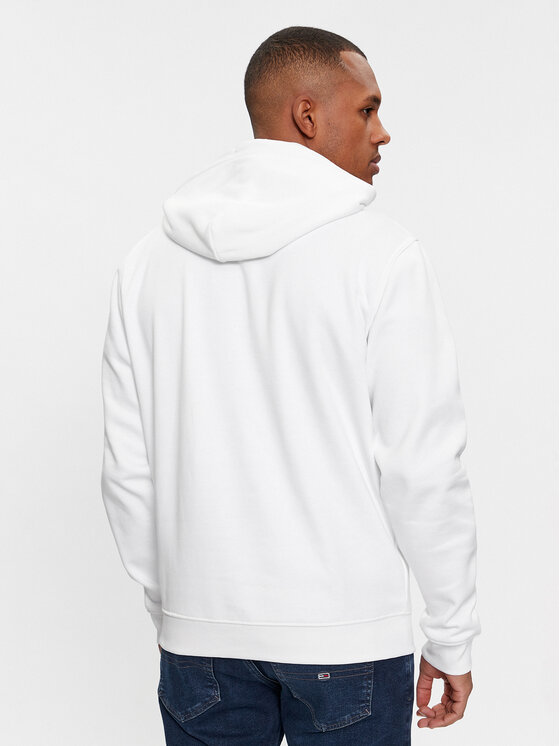 Tommy Jeans Tommy Jeans Mikina Linear Logo DM0DM17985 Biela Regular Fit