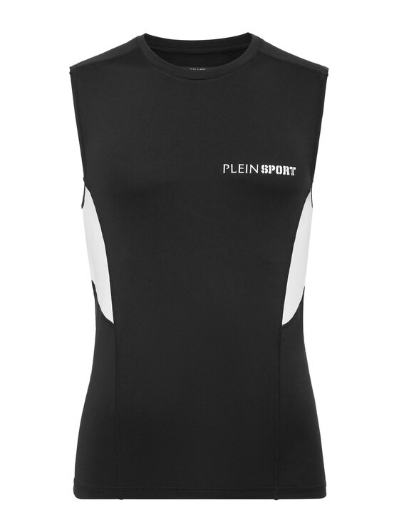 Plein Sport Plein Sport Tank top 23349 Czarny Regular Fit